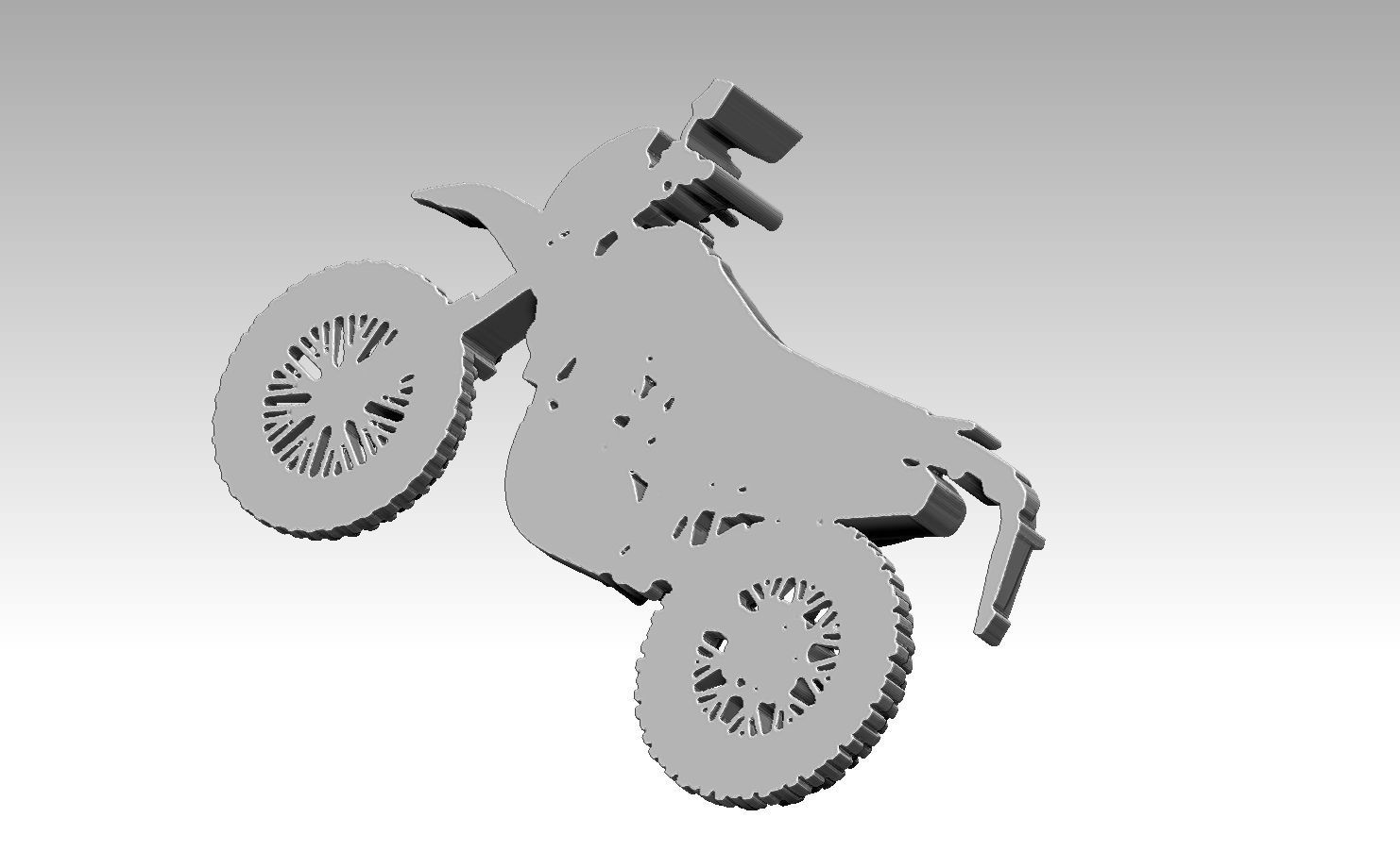Enduro relief 3D print model_2