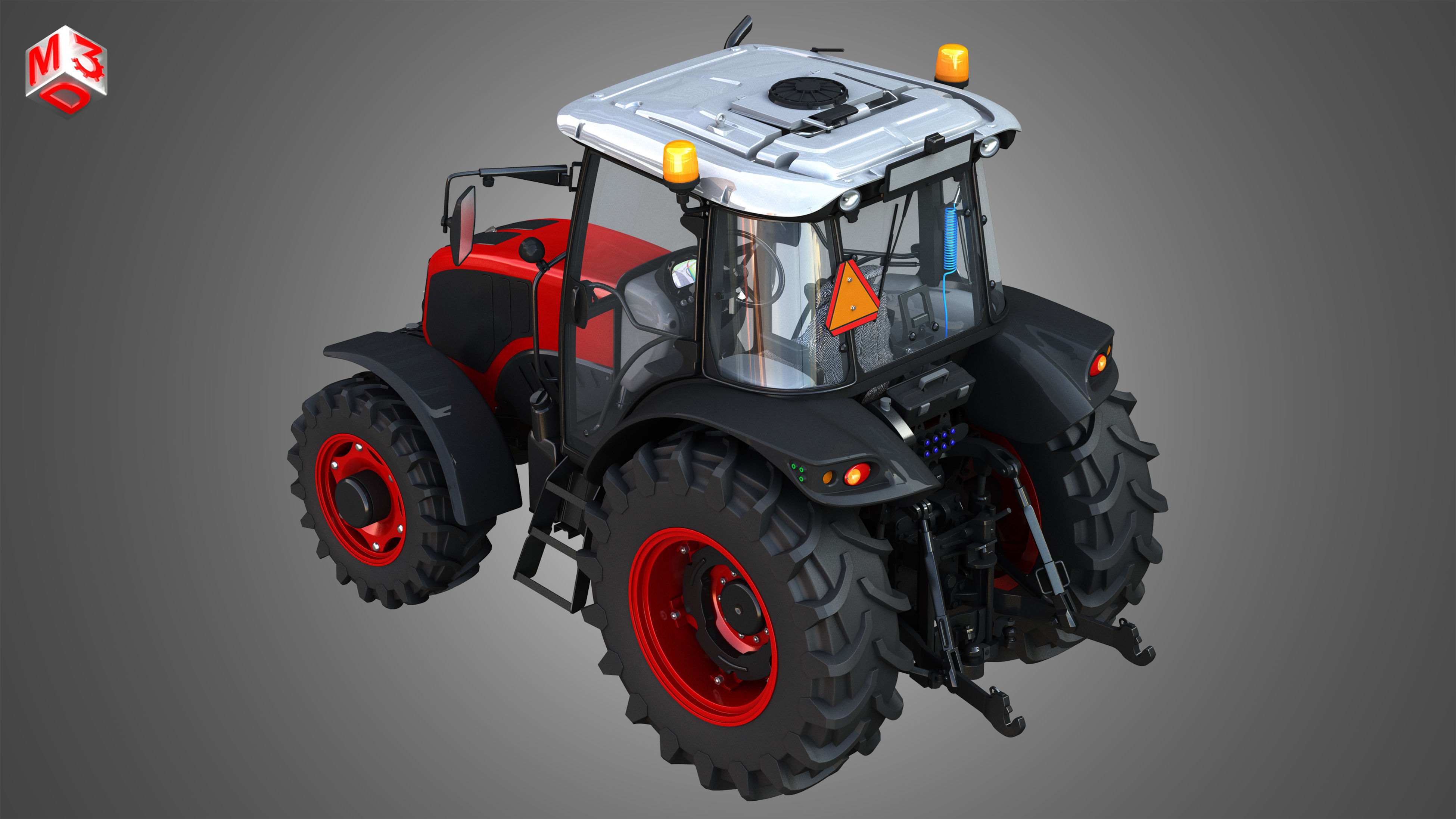 Ursus C-3120 Tractor 3D model_10