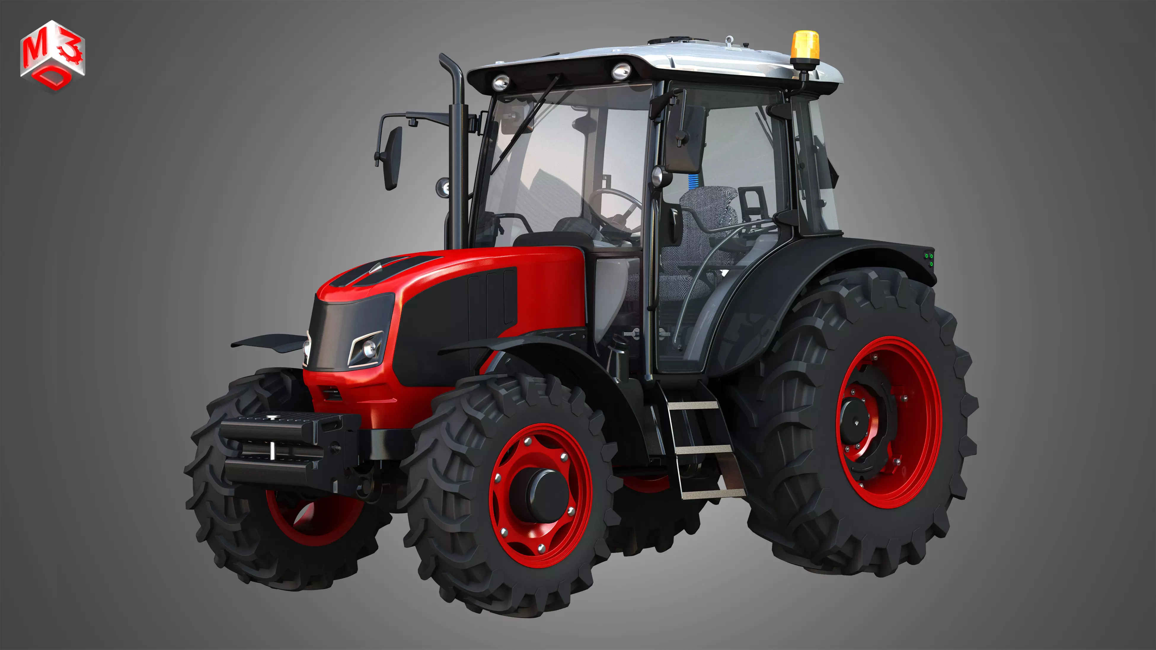 Ursus C-3120 Tractor 3D model_0