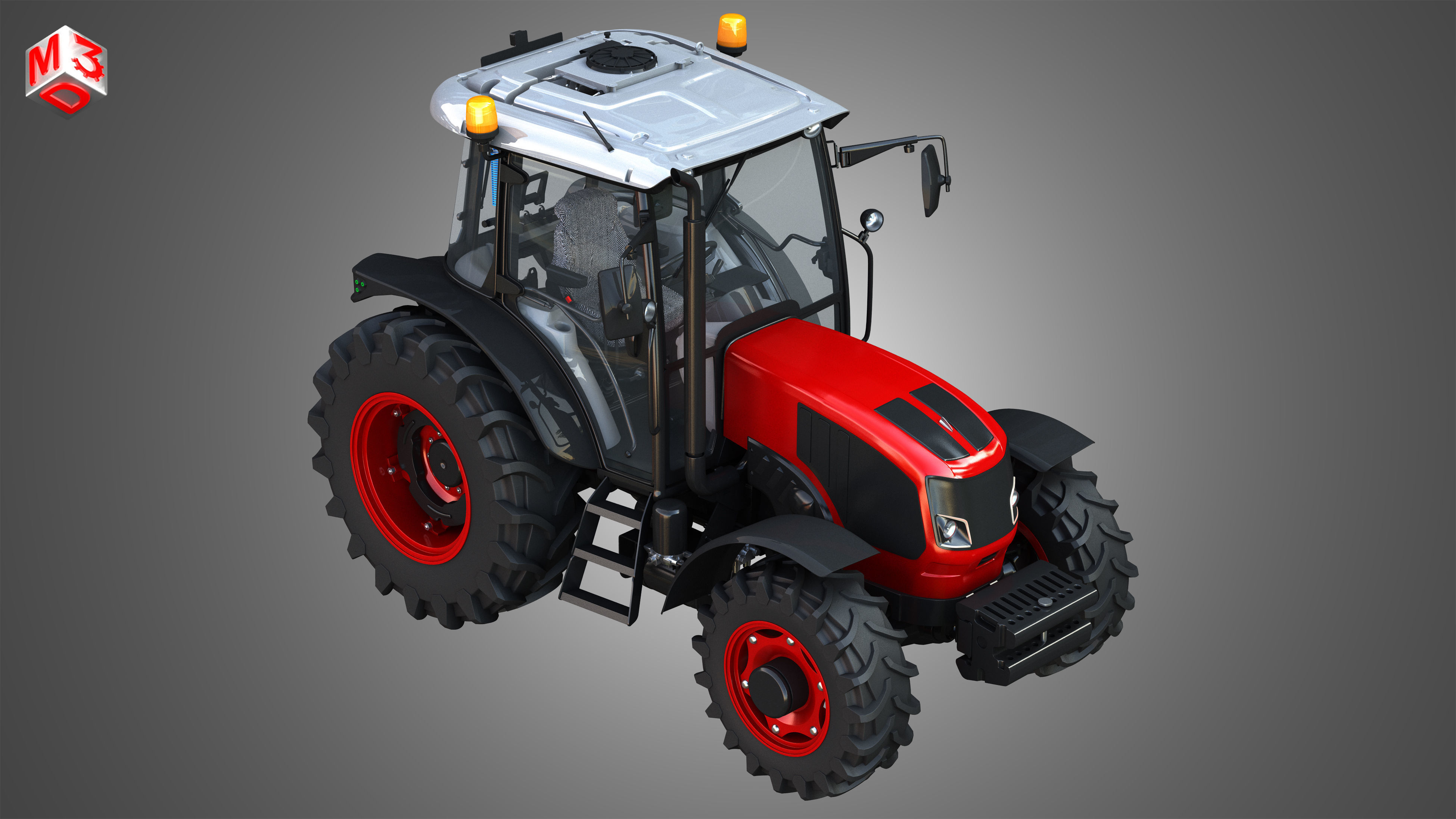 Ursus C-3120 Tractor 3D model_9