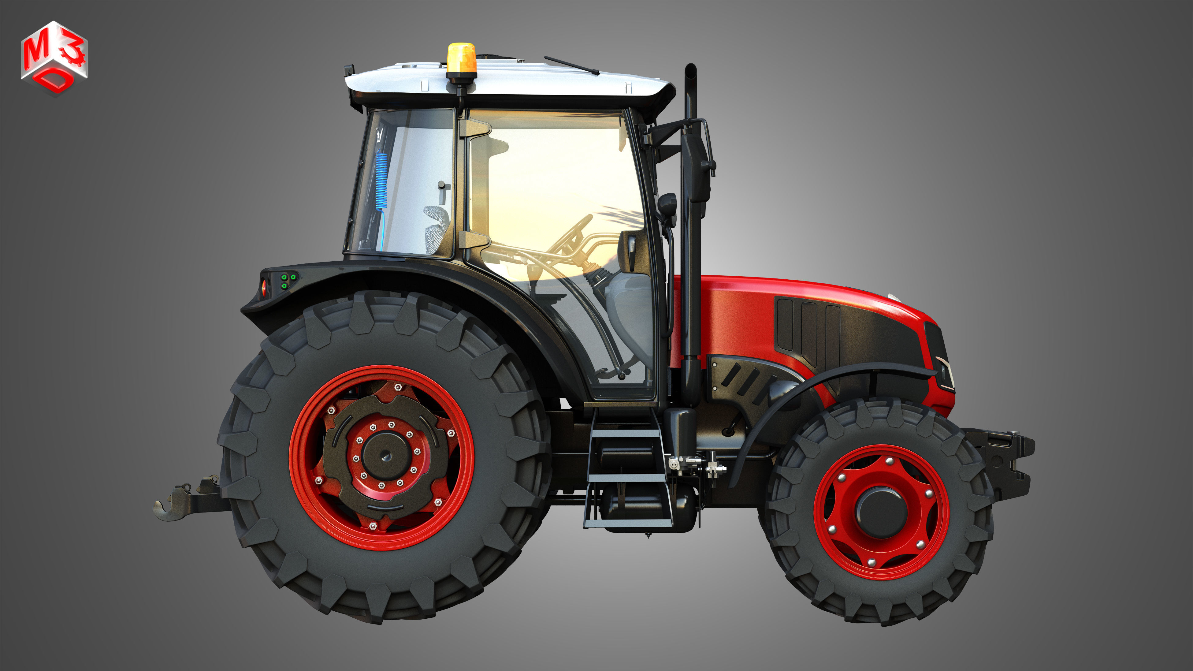 Ursus C-3120 Tractor 3D model_6