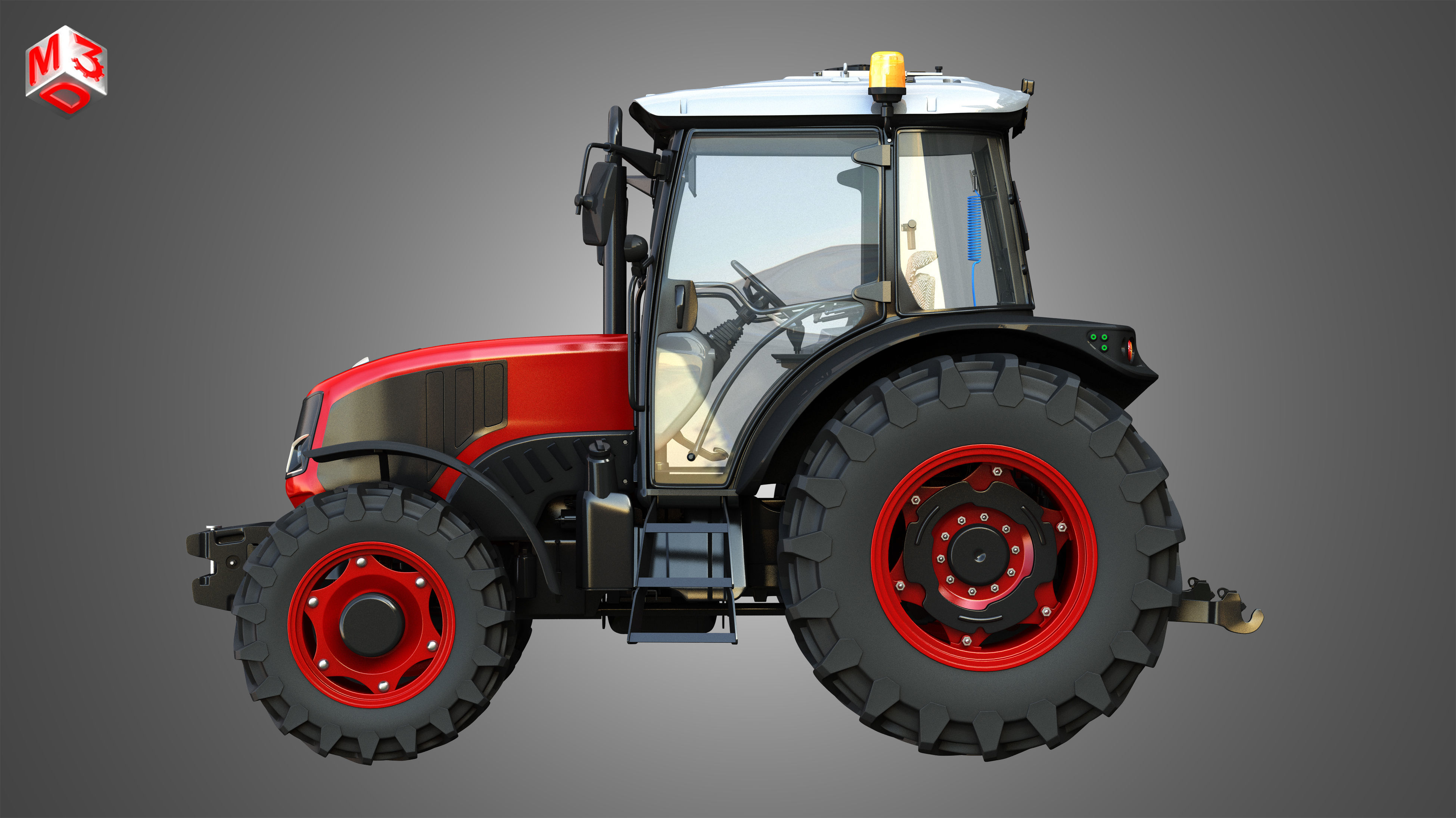 Ursus C-3120 Tractor 3D model_5