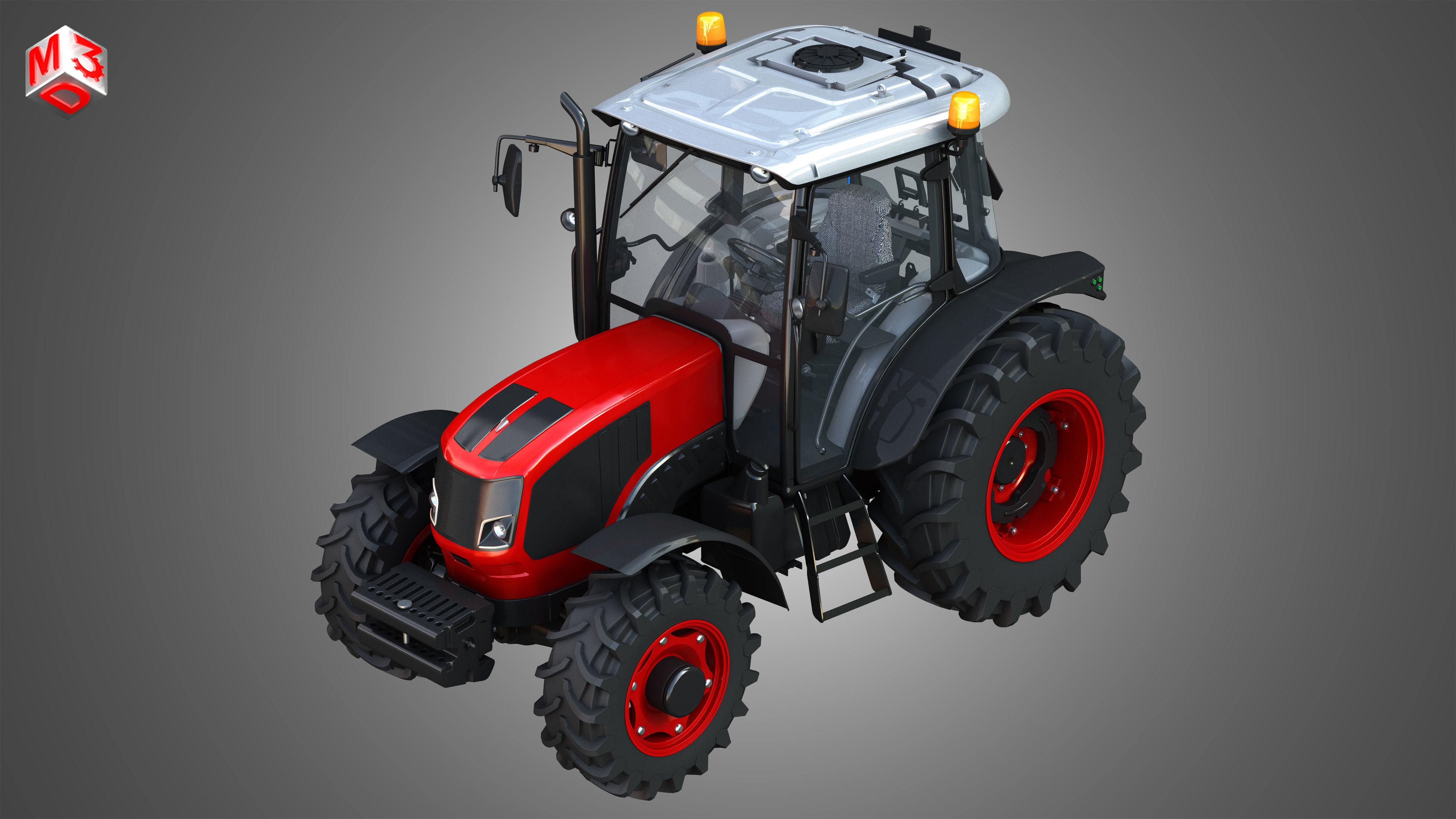 Ursus C-3120 Tractor 3D model_7