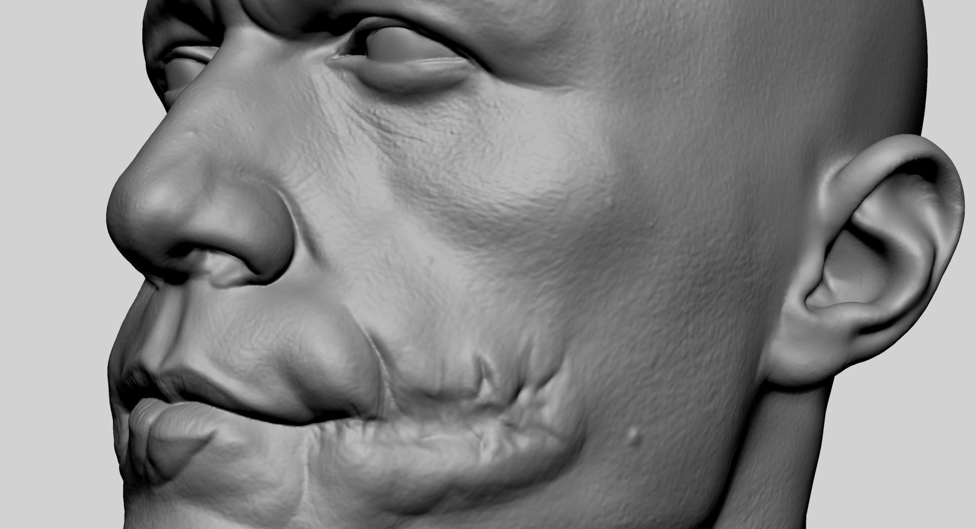 Heath Ledger  - The Joker Bust 3D print model_14