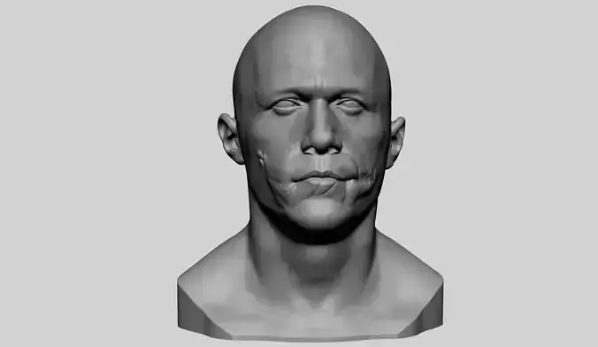 Heath Ledger  - The Joker Bust 3D print model