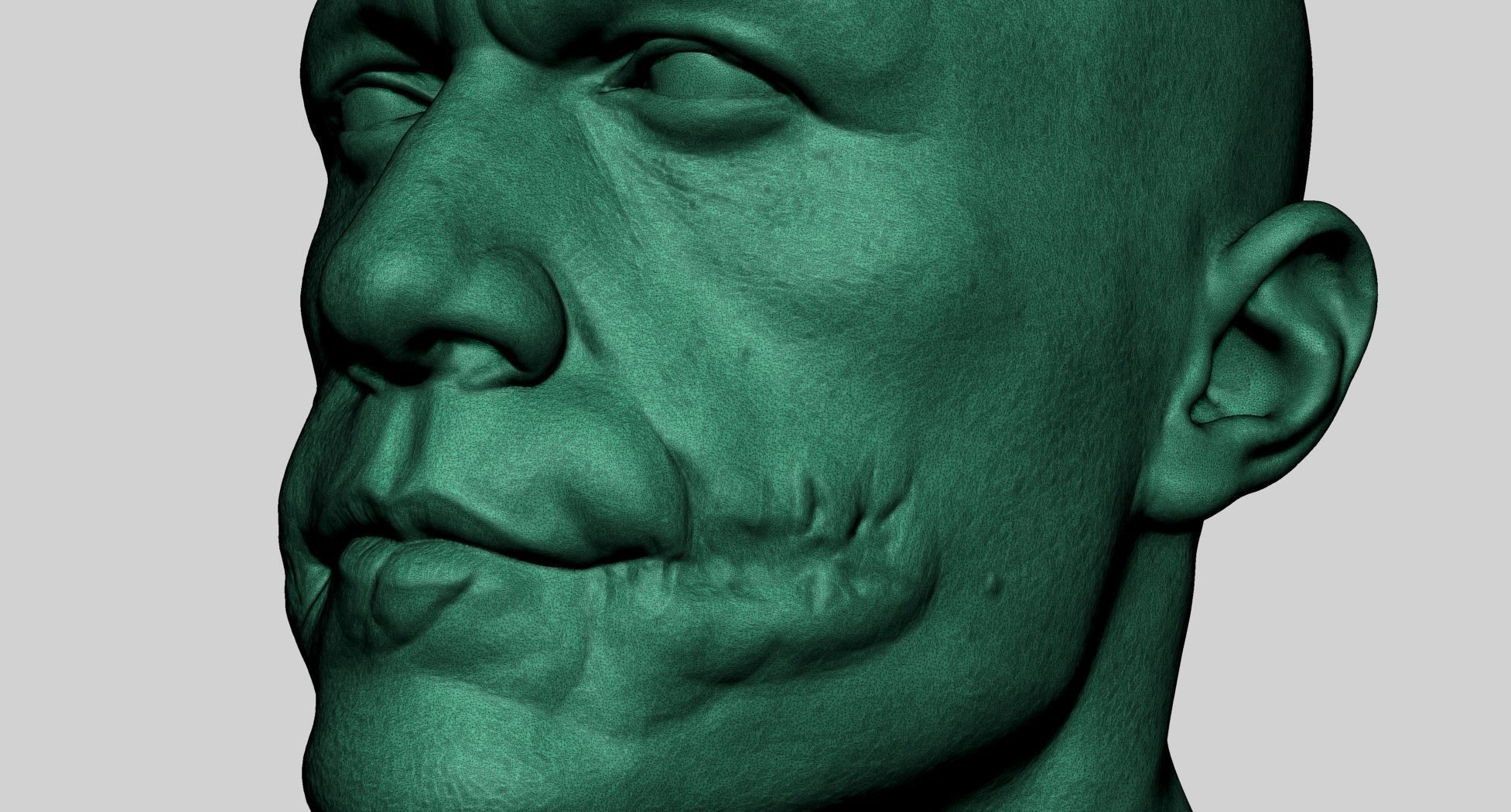 Heath Ledger  - The Joker Bust 3D print model_15