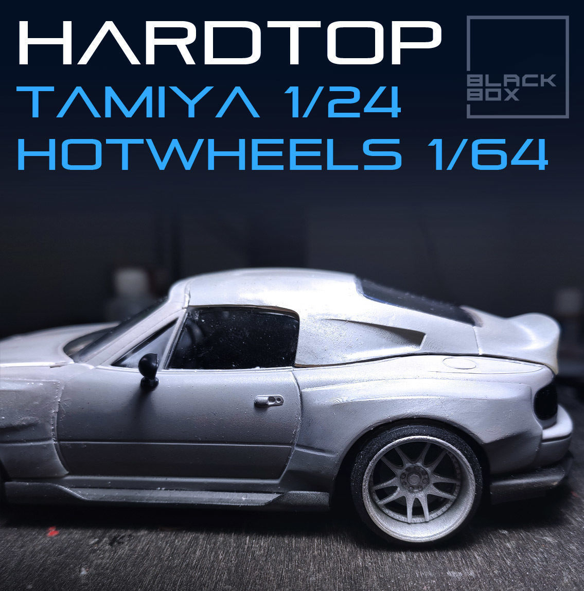 MAZDA MIATA HARDTOP For TAMIYA 1-24 and HOTWHEELS 1-64 3D print model_4