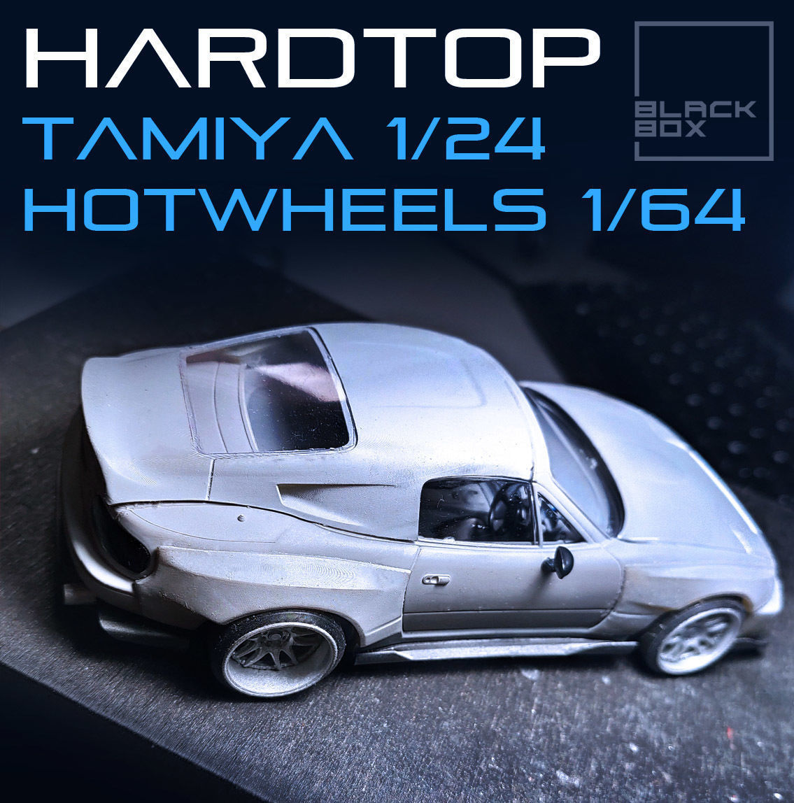 MAZDA MIATA HARDTOP For TAMIYA 1-24 and HOTWHEELS 1-64 3D print model_2