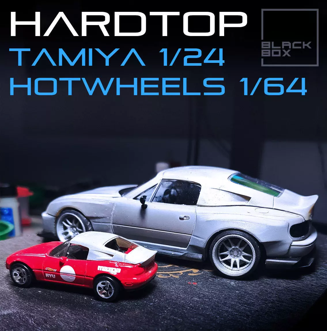 MAZDA MIATA HARDTOP For TAMIYA 1-24 and HOTWHEELS 1-64 3D print model_0
