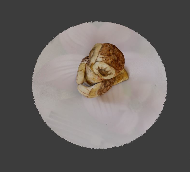 Cute owl handmade statue painted scanned toy to carry things 3D model_3