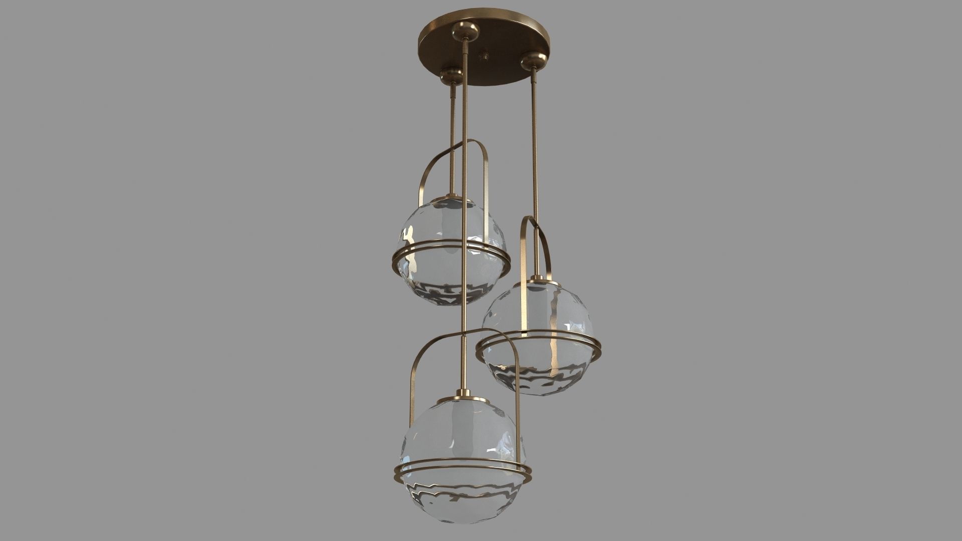 Mimac 3 Lt Cluster Pendant 3D model_2