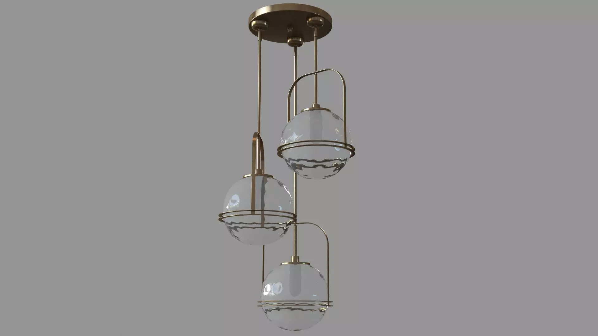 Mimac 3 Lt Cluster Pendant 3D model_0