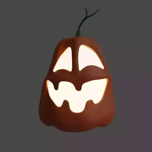 Cute and Funny Halloween Jack-o-Lantern Pumpkin