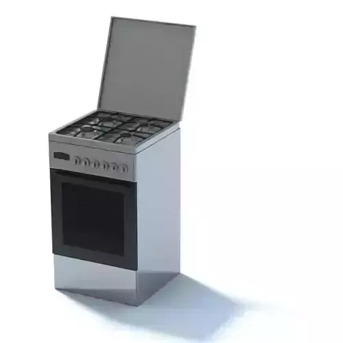 Modern Silver Oven