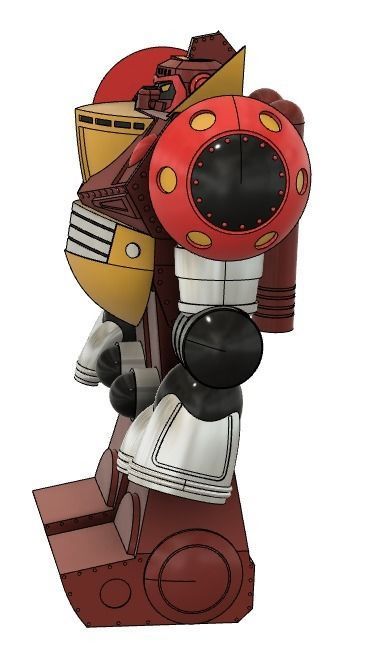 Gowappa 5 Godam godam5 3d printing models statue 30cm tall 3D print model_2