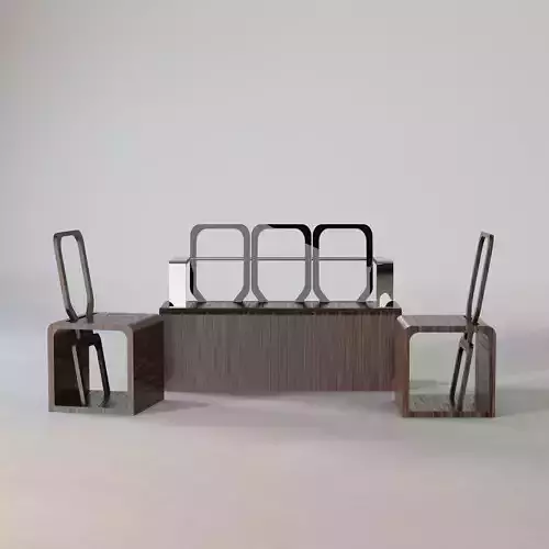 Wooden furniture set