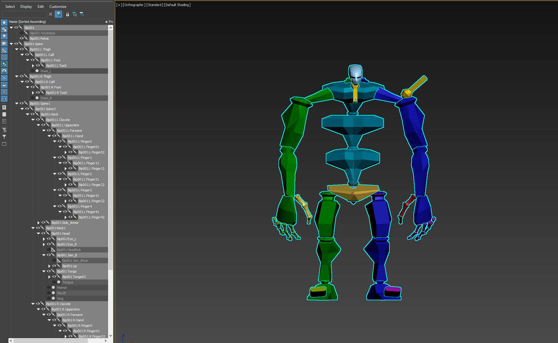 Orc Warrior Low-poly 3D model_21