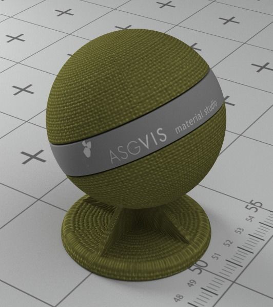 Swing with pillow Low-poly 3D model_2