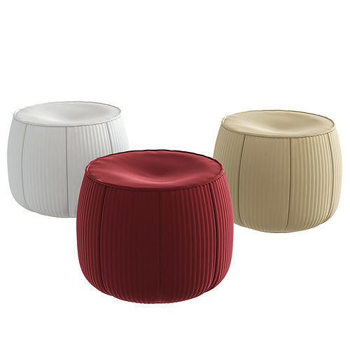 Paola Lenti Round Pouf Play B28A ottoman 3D model