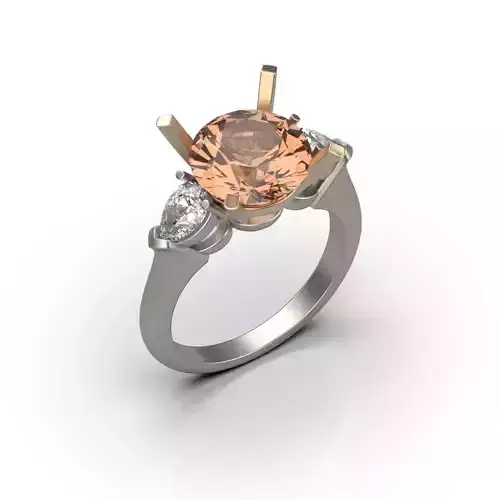 Three-Stone Engagement Ring