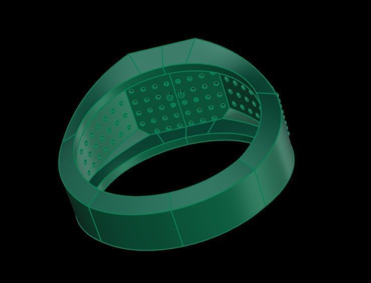 Model5 rich man ring 3D print model_10