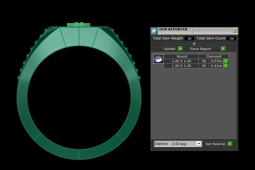 Model5 rich man ring 3D print model_14