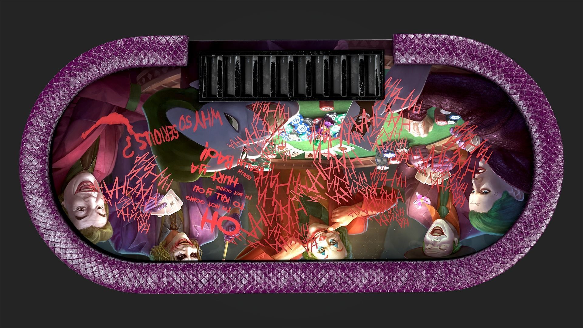 Poker Table Low-poly 3D model_4