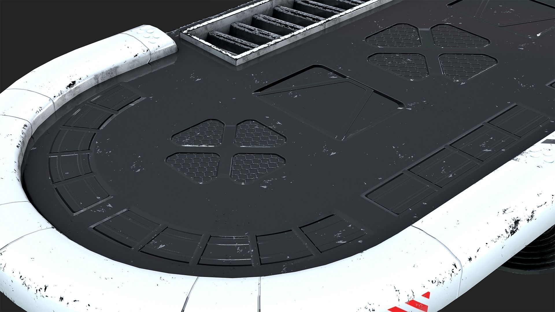 Poker Table Low-poly 3D model_12