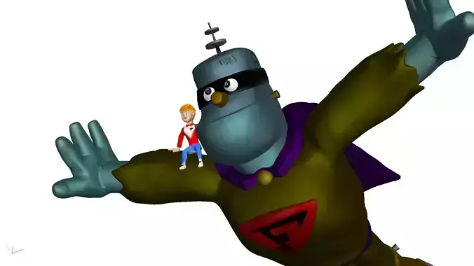 Frankenstein Jr  Fan art 3D print model