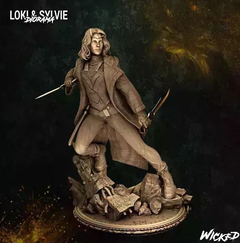 Wicked Marvel Sylvie Sculpture STLs