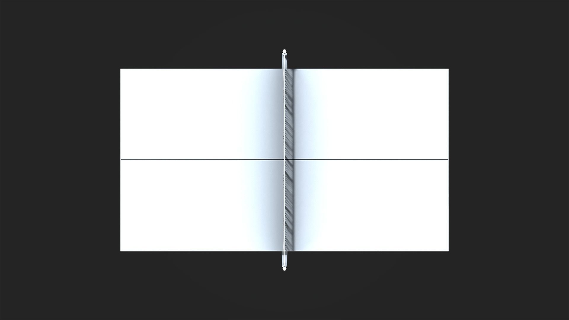 Tennis Table Low-poly 3D model_14