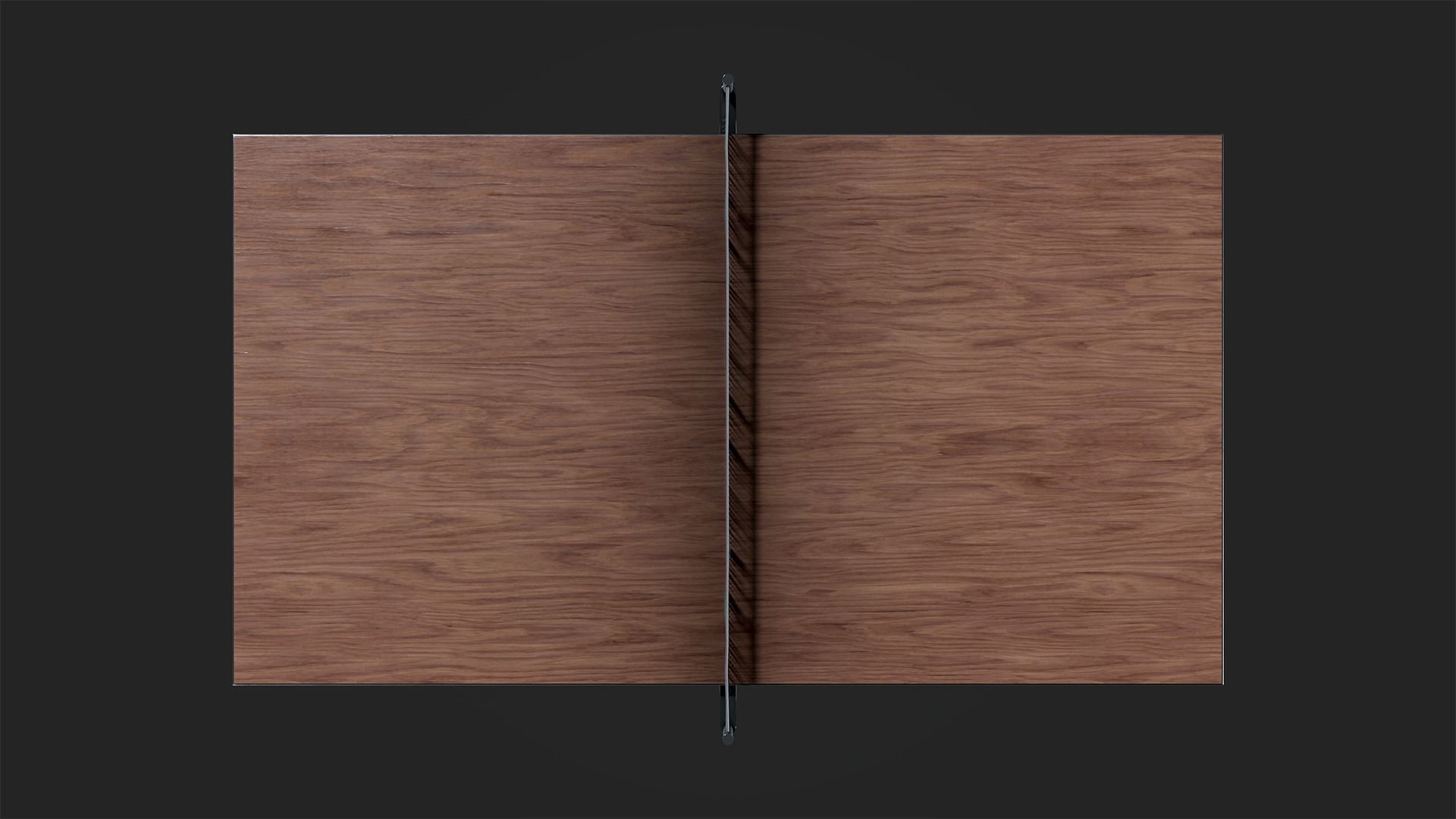 Tennis Table Low-poly 3D model_4