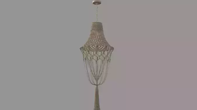 Ambiante 1 Light 20 inch Antique French White Pendant