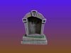 Gravestones halloween low-poly Game assets Low-poly 3D model_1