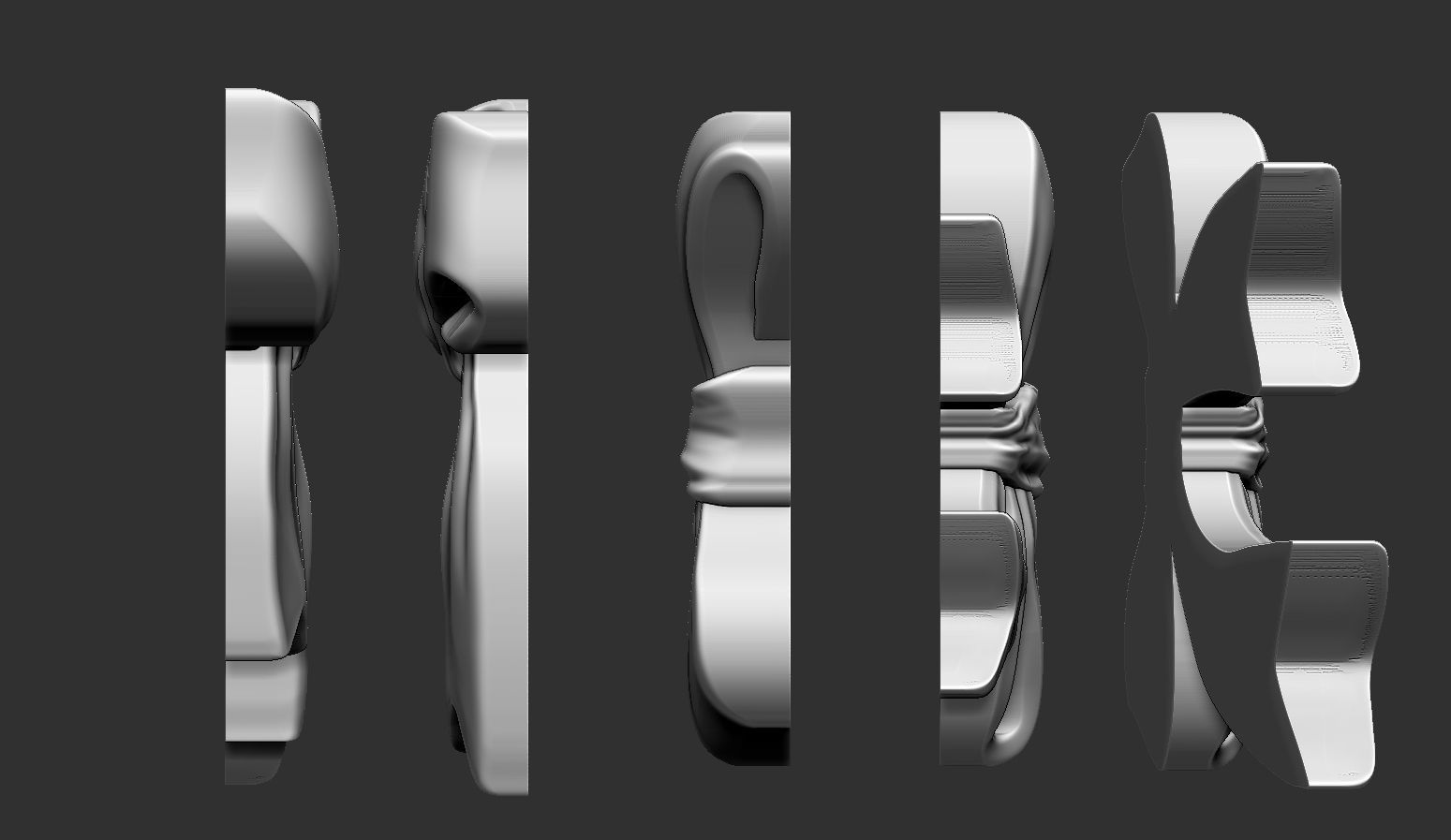 Wrapping Bow 3D print model_5