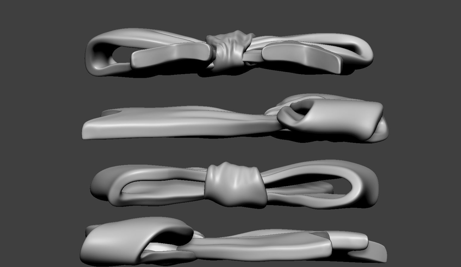 Wrapping Bow 3D print model_3