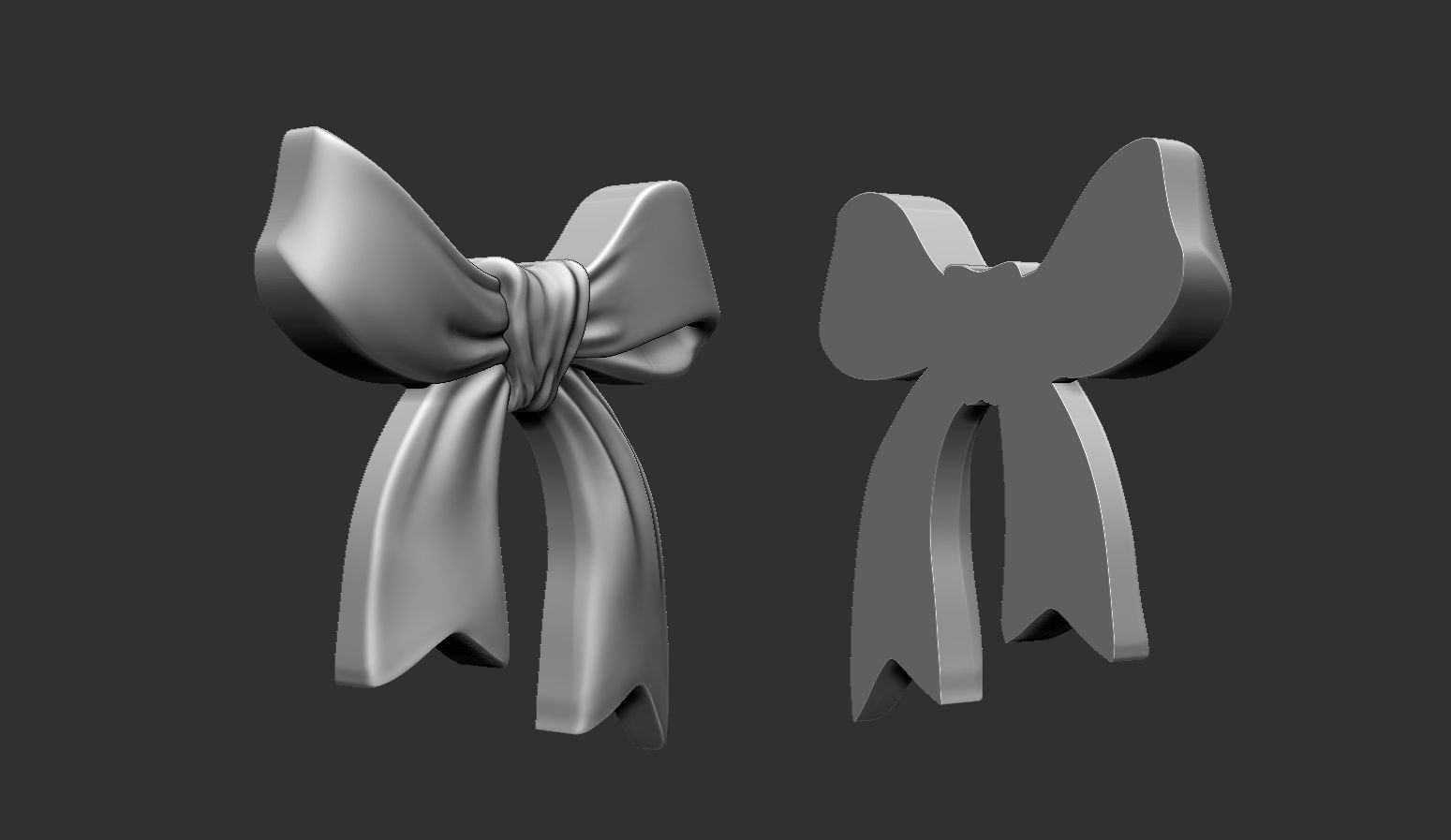 Wrapping Bow 3D print model_4