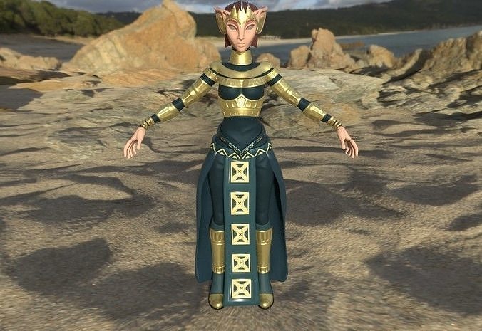 Queen Miraj Scintel was a villain in Star Wars 3d print 3D print model