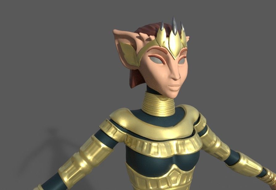 Queen Miraj Scintel was a villain in Star Wars 3d print 3D print model_2