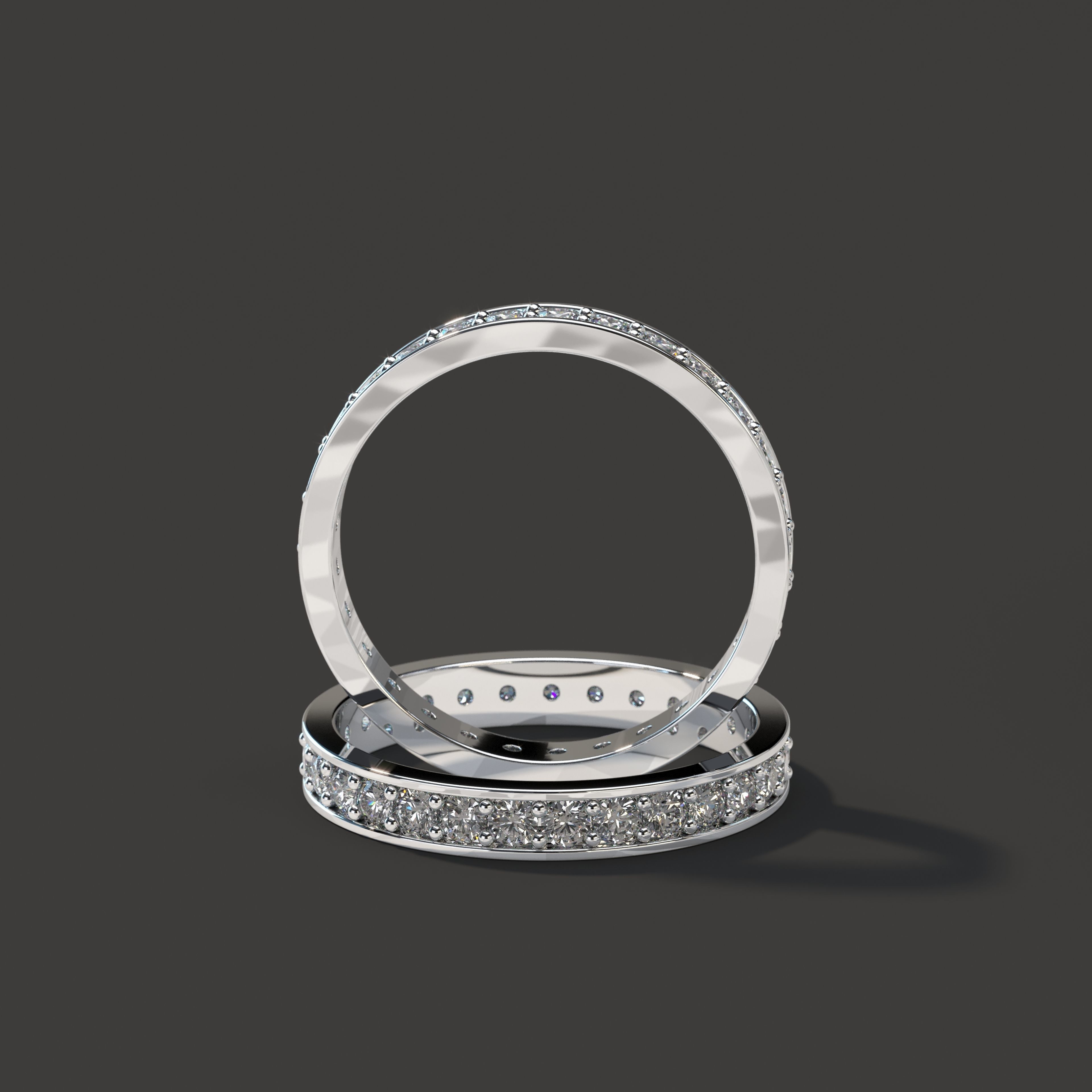 Slim Ring 3D print model_7
