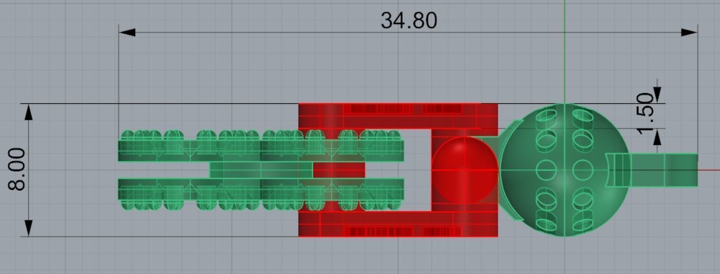 Eslabon para cadenas chain link E2016-2 3D print model 3D print model_8