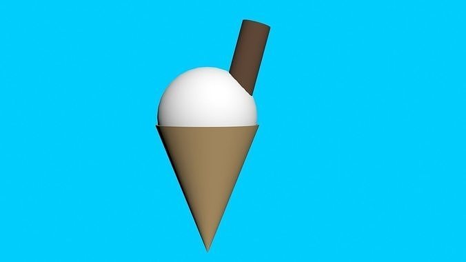 ice cream Free 3D model