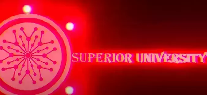 Superior University Logo Low-poly 3D model