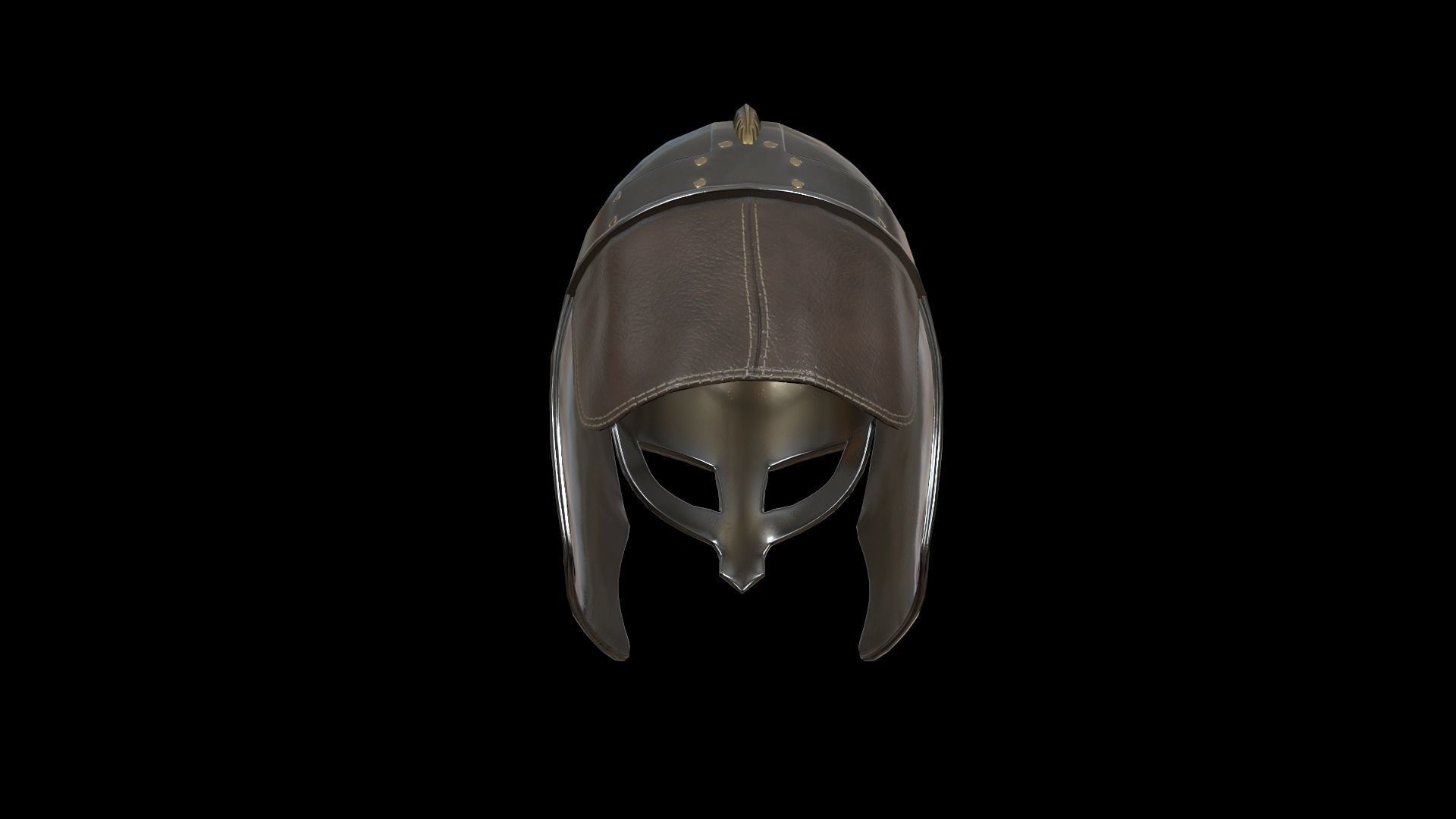 Viking helmet v3 Low-poly 3D model_25