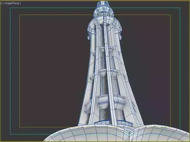 minar e pakistan 3d model