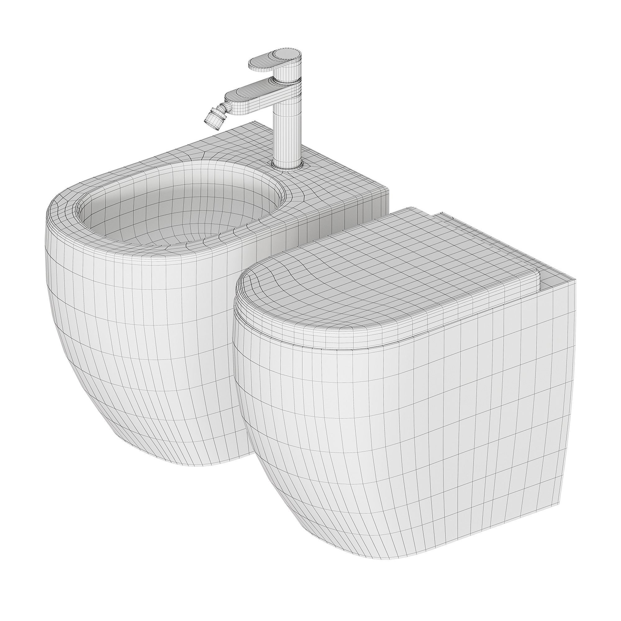 Ceramica Cielo SMILE WC 3D model_5