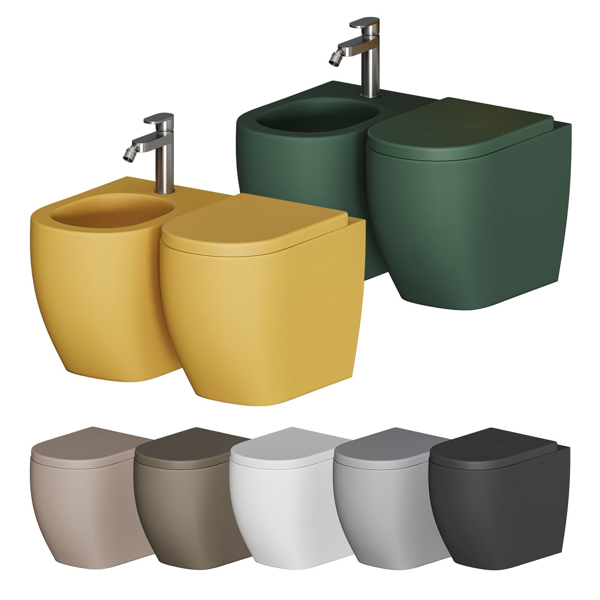Ceramica Cielo SMILE WC 3D model_1