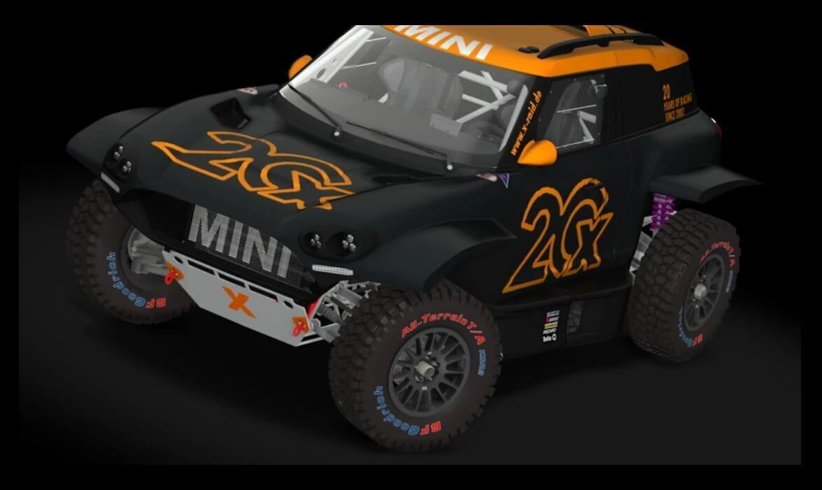 MINI John Cooper Works Rally Plus Dakar 3D print model_2