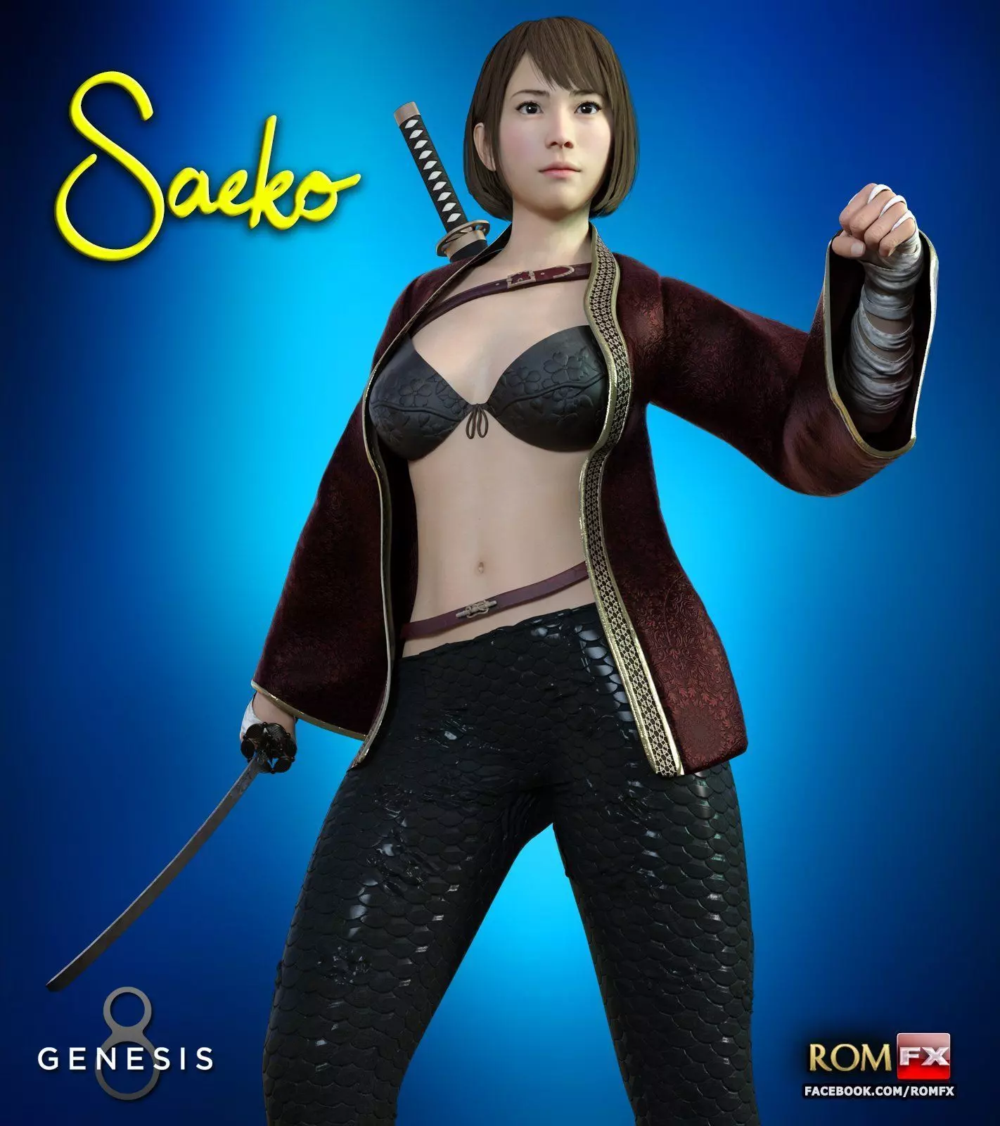 Saeko For G8F And G81F 3D model