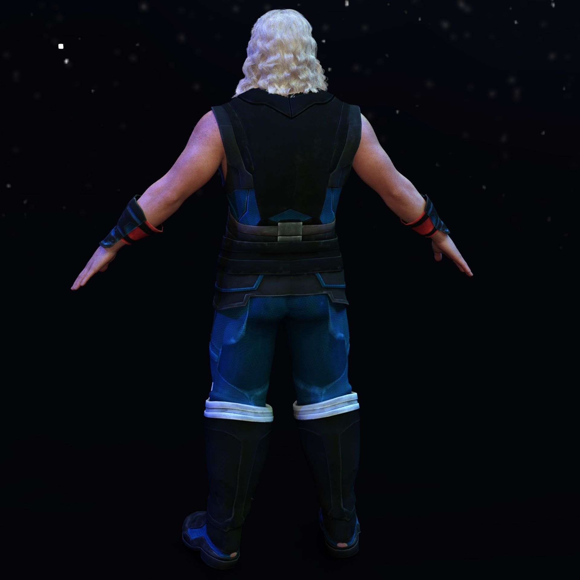 Thunder God Outfit for Genesis 8 Male Daz3D Free 3D model_2